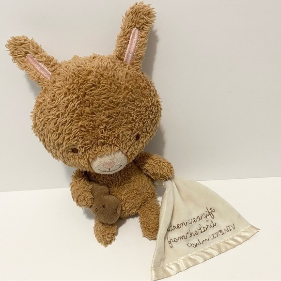 Hallmark | Toys | Hallmark Rabbit With Teddy Bear Blanket Plush Soft ...